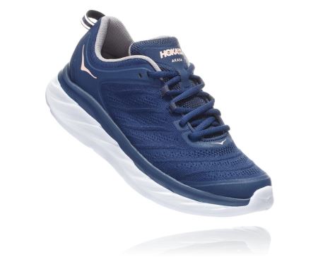 Hoka Akasa Versatile Sneaker - Sapatilhas De Treino Mulher Azul Anil / Rosa | PT-ai09zFD